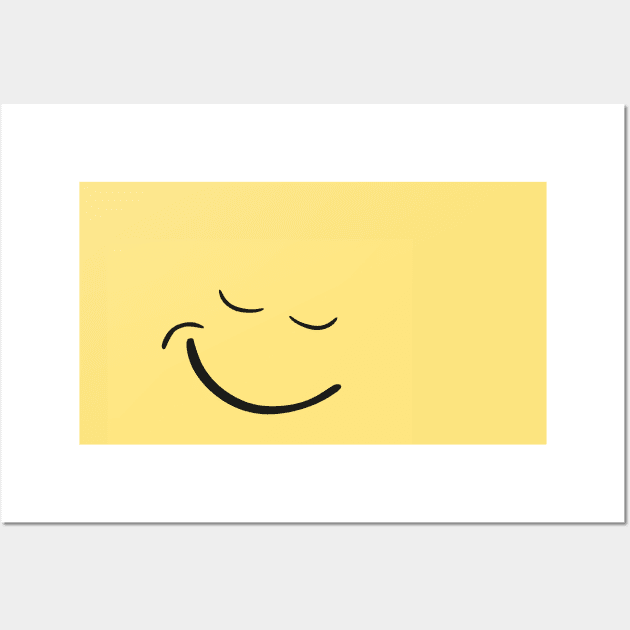 Smiley face Wall Art by mypointink